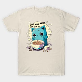 Nom Nom Nom Cat Time T-Shirt